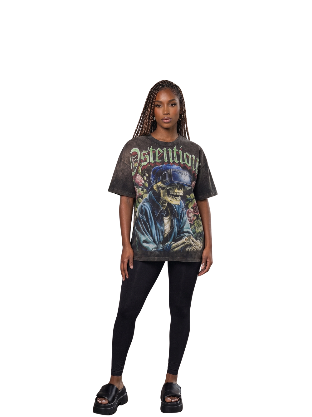 Ostentious Perspective Black T-Shirt