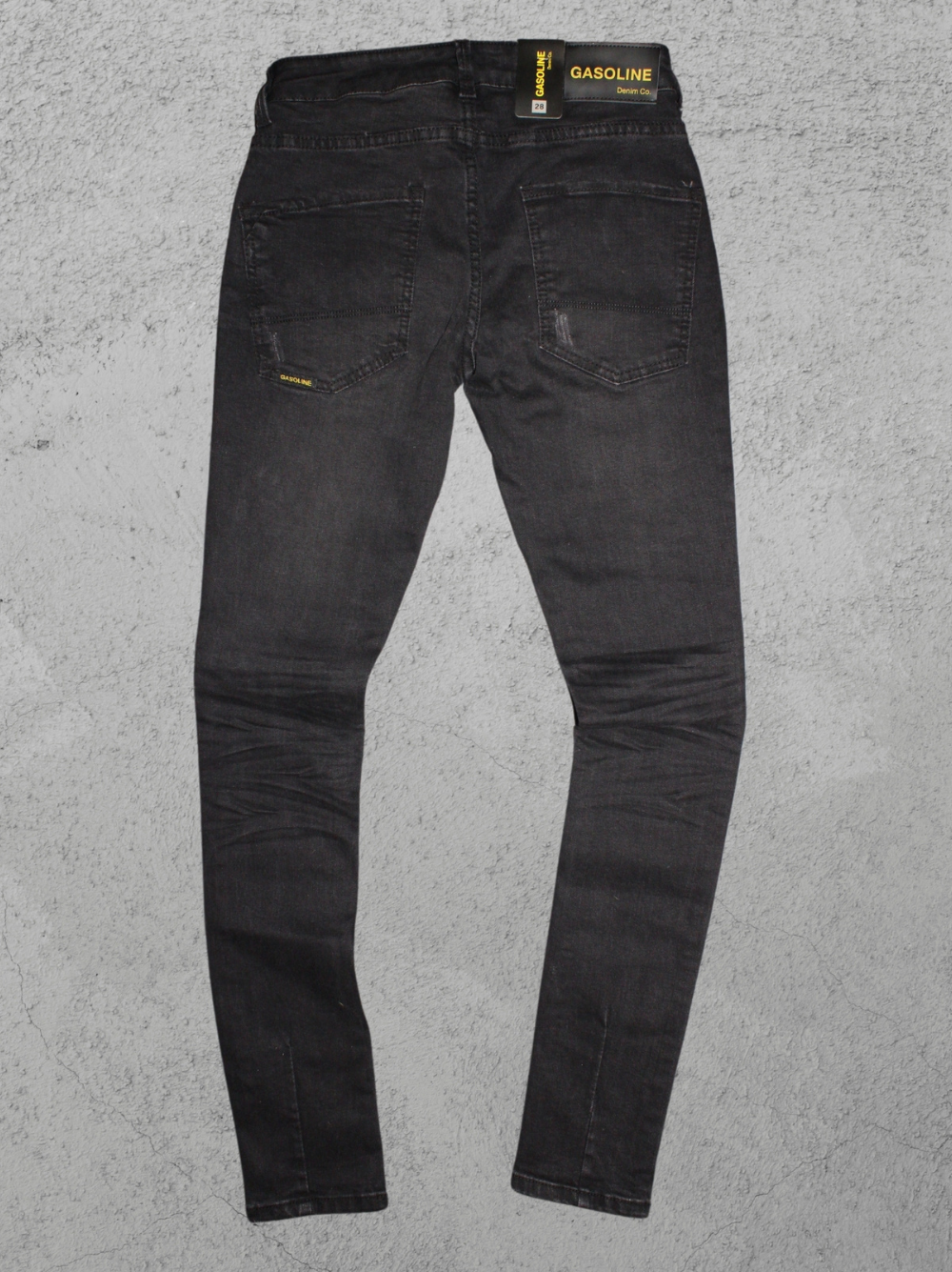 Gasoline 201 Denim Jeans Skinny Black