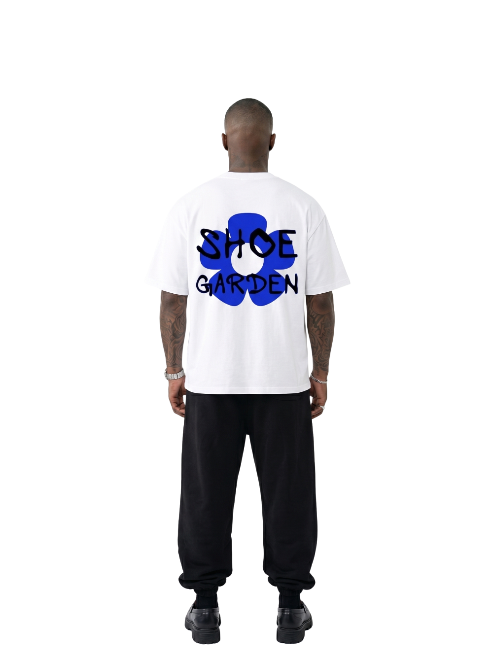 Shoe Garden Blue Floral T-Shirt