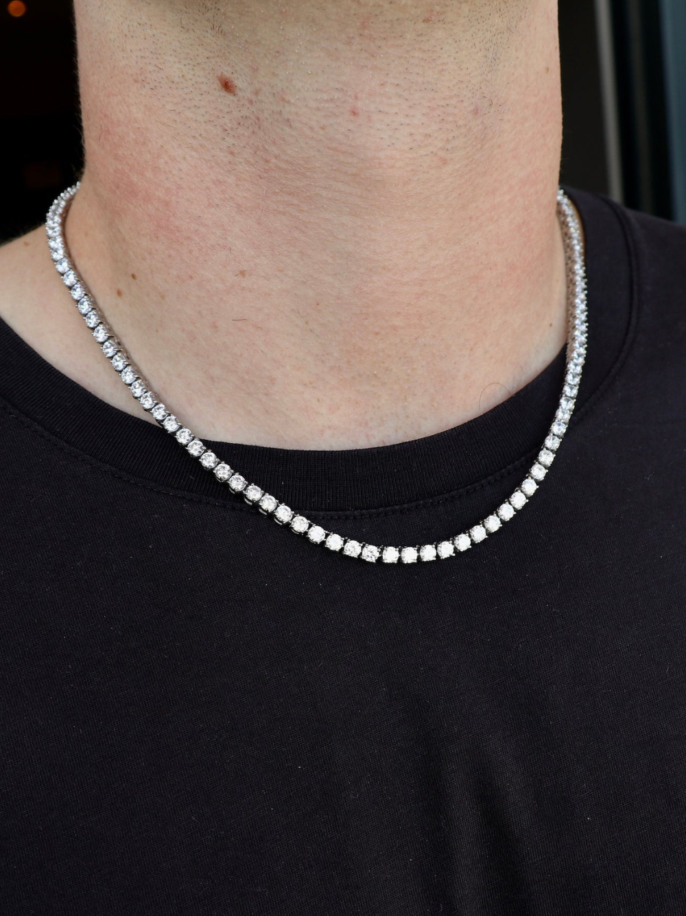 Luminary Silver Tennis Chain 50cm