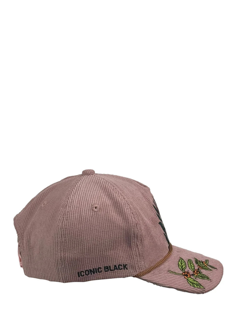 Iconic Black Leaf Cap