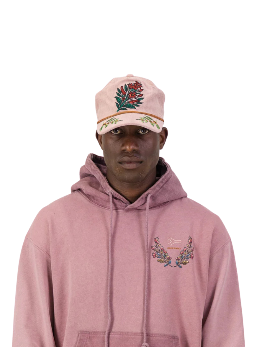 Iconic Black Leaf Cap