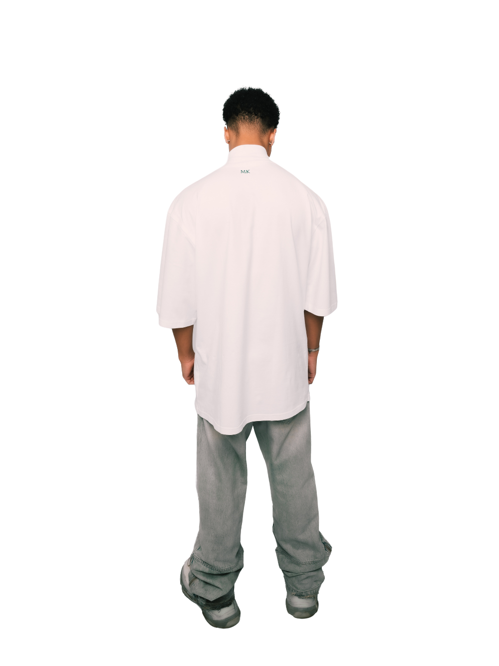 Kai Eleven Full White Embroidered T-Shirt