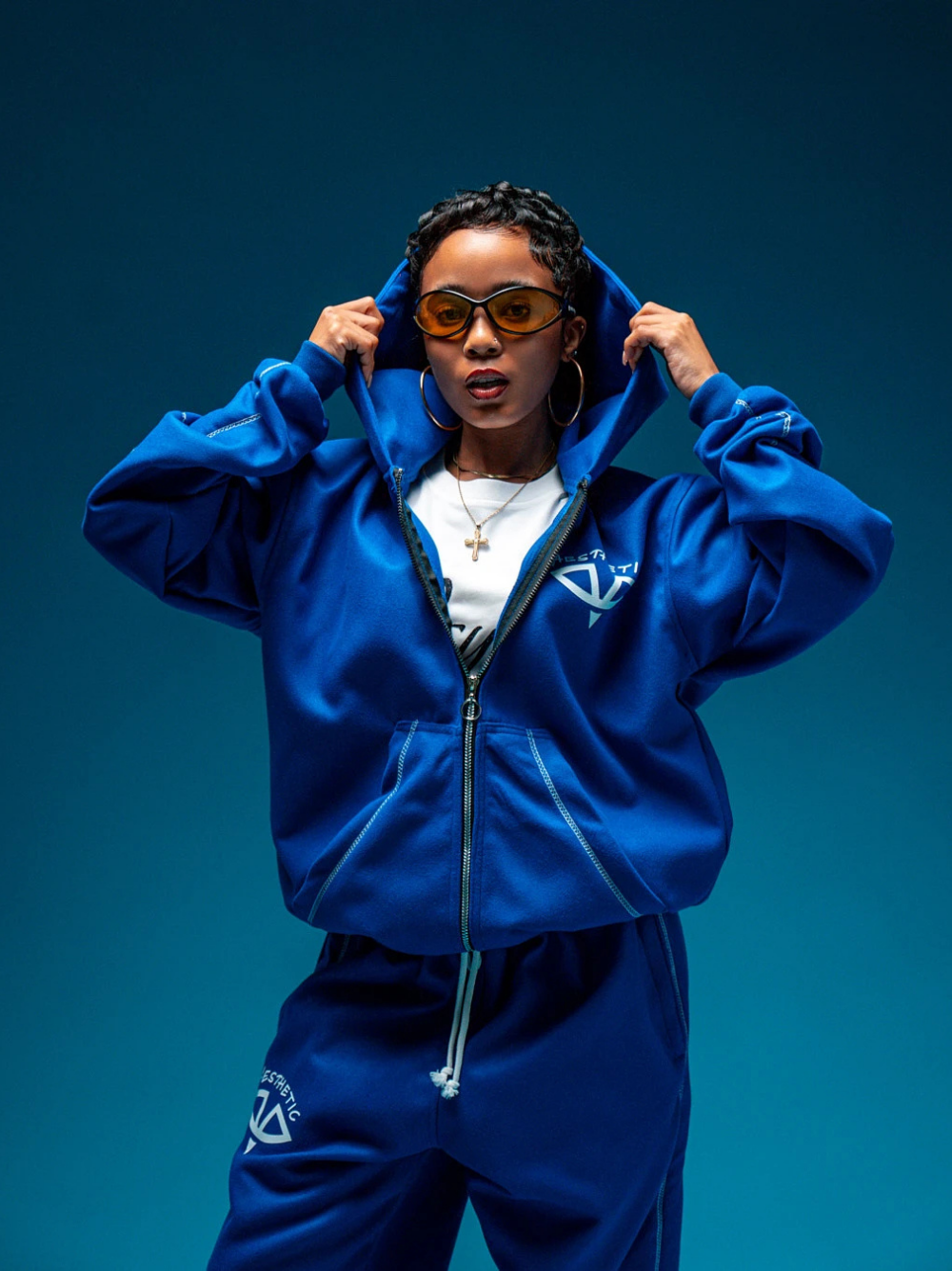 Aesthetic Visionary Blue Tracksuit