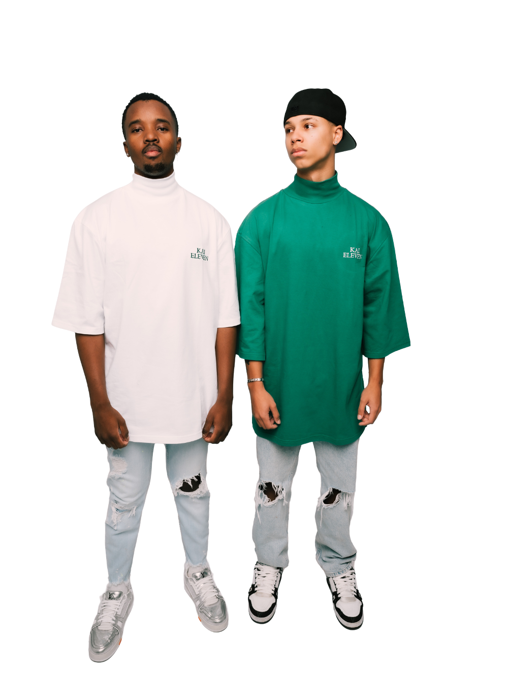 Kai Eleven Full White Embroidered T-Shirt