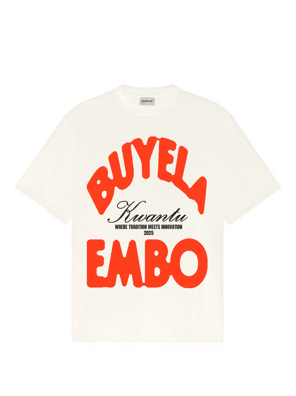 Kwantu Embo's Off-White Orange T-Shirt