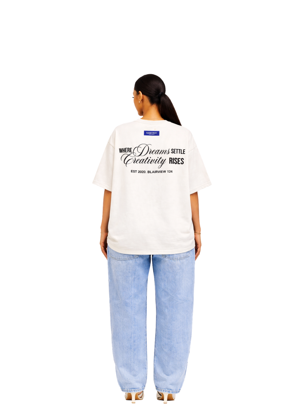 Elizabeth Dust Dream White T-Shirt