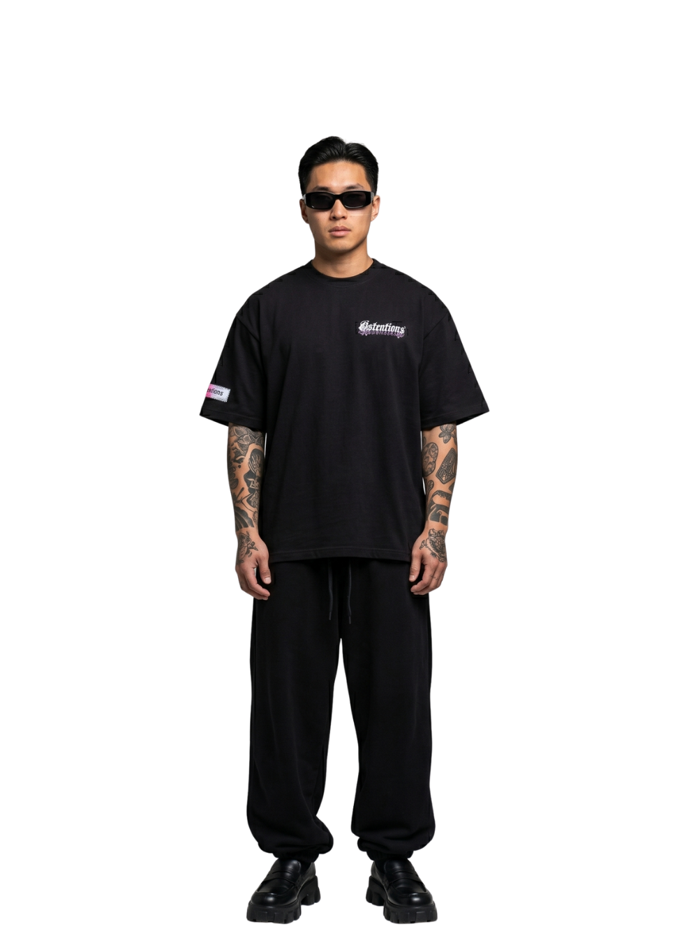 Ostentious Logo T-Shirt Black