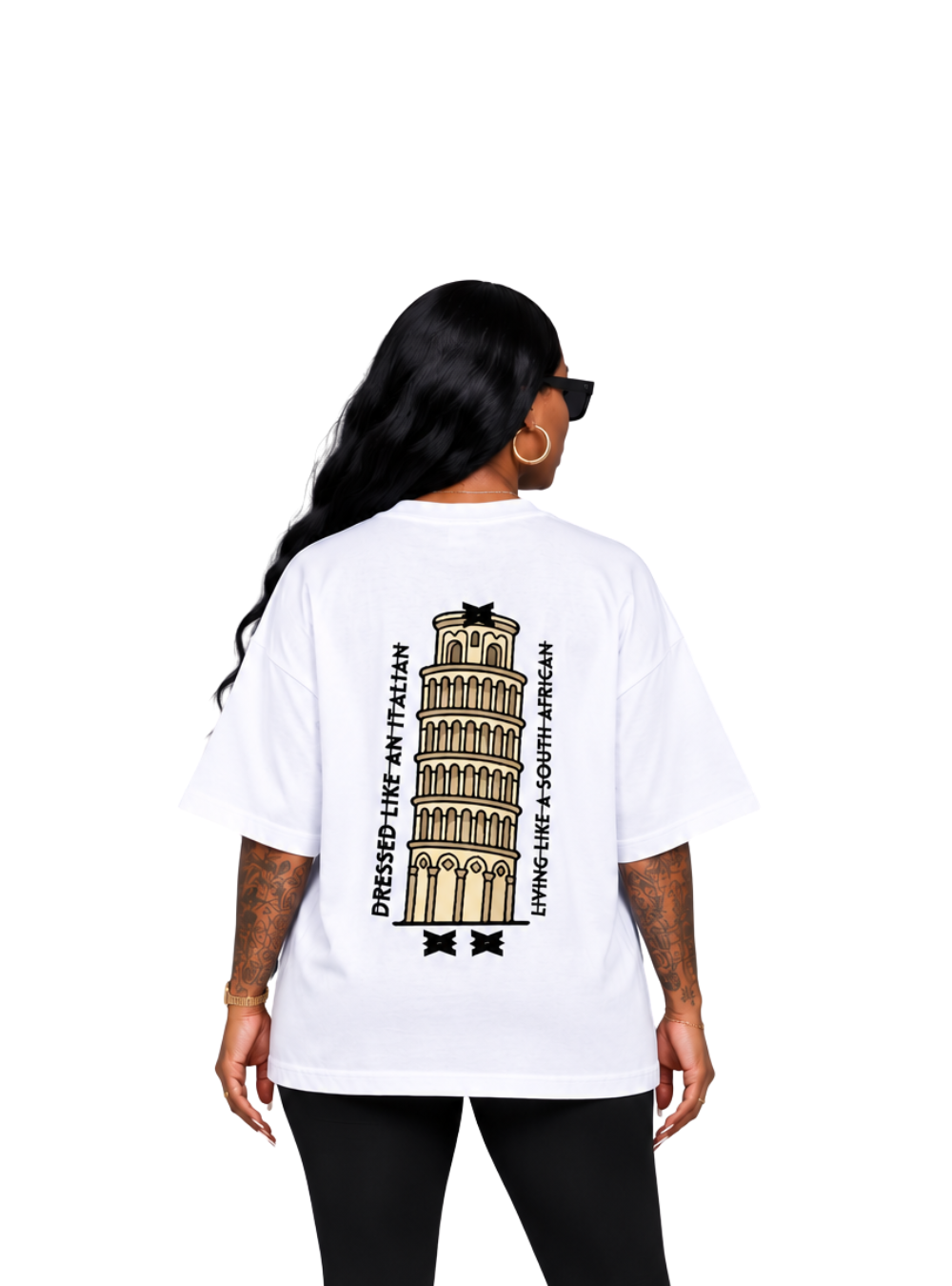 Jaiva Italian Oversized White T-Shirt