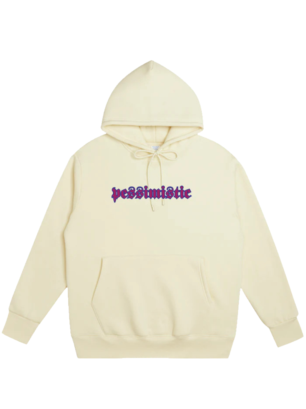 Pessimistic Love Hurts Hoodie Beige