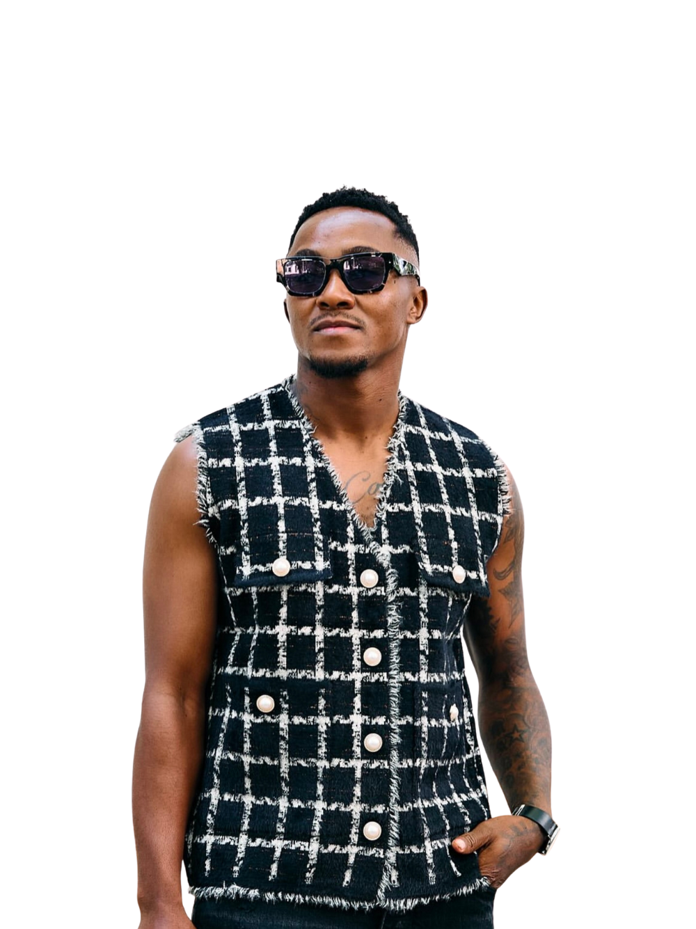 Azania Black Knitted Cardigan