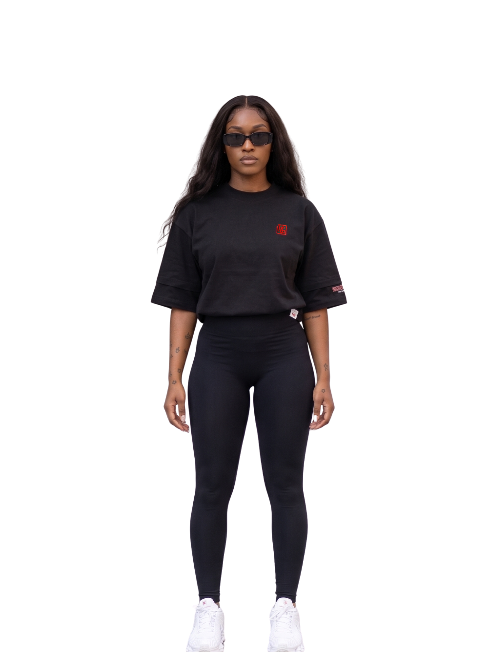 Hustle Gxng Ghost Oversized Black T-Shirt