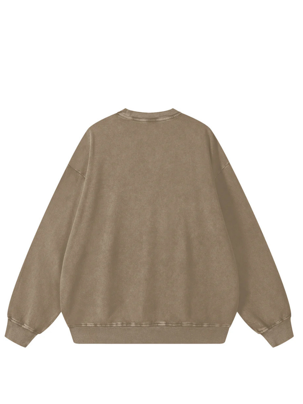 Iconic Black Fyn Acid Wash Oversized Sweater