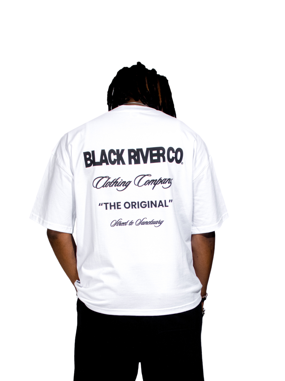 Black River Essential White T-Shirt