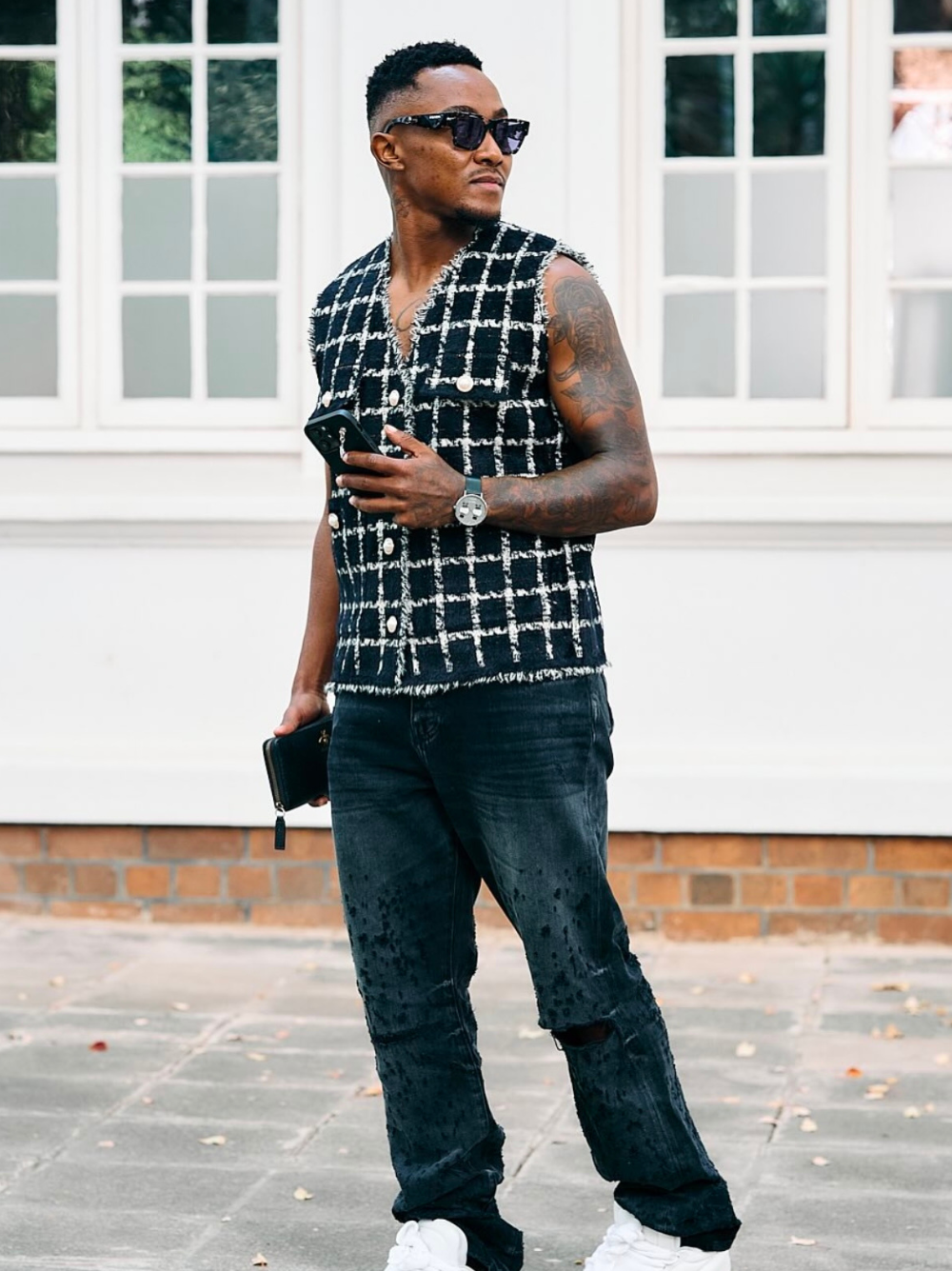 Azania Black Knitted Cardigan