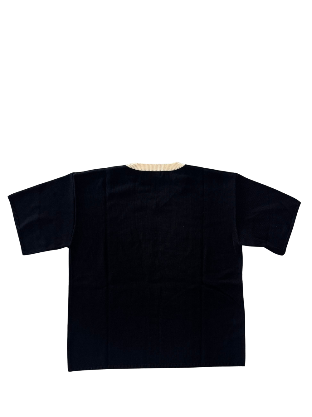 Tried And Tested Knitted Black T-shirt