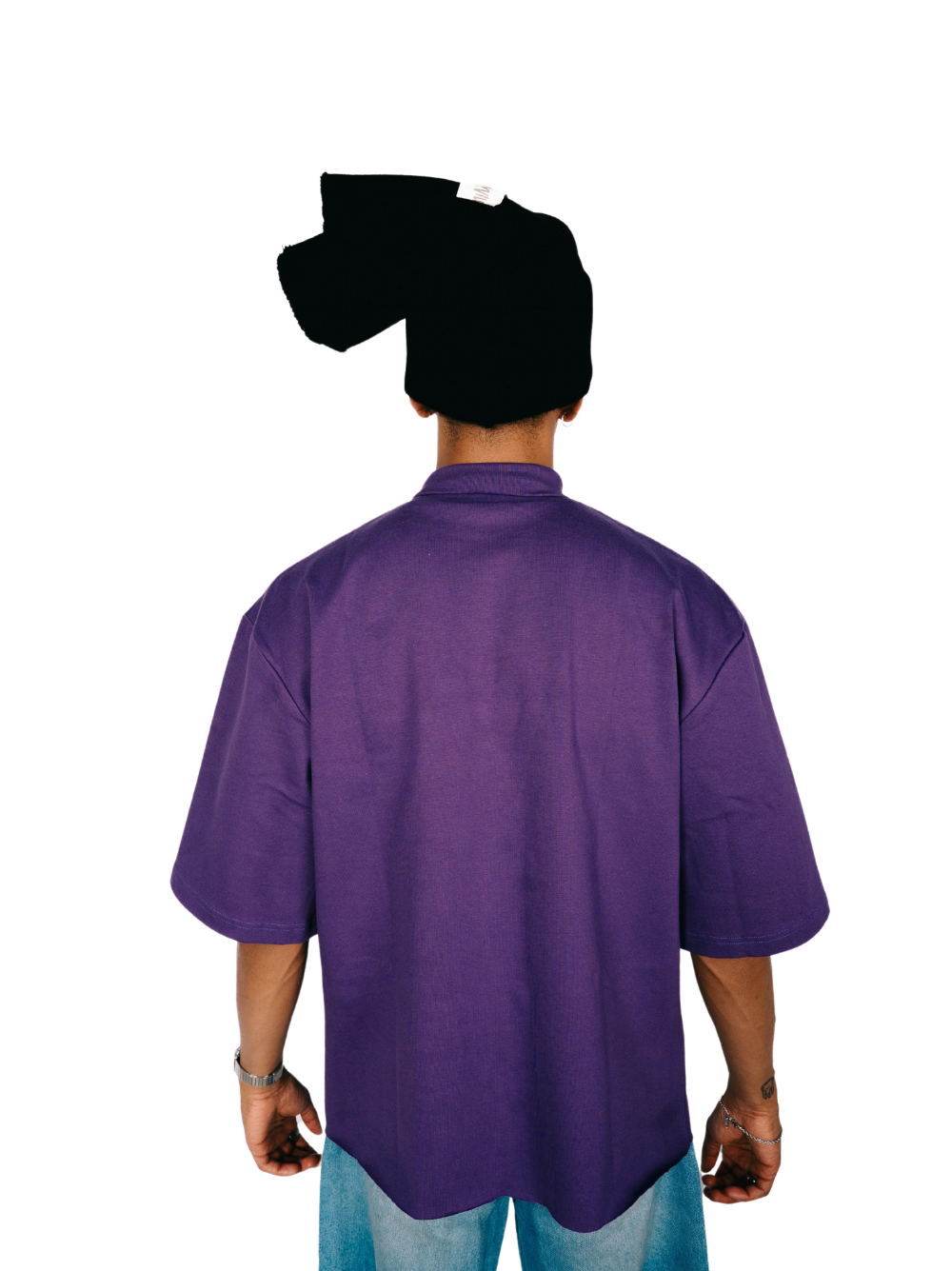 Kai Eleven Purple Turtle Neck T-Shirt