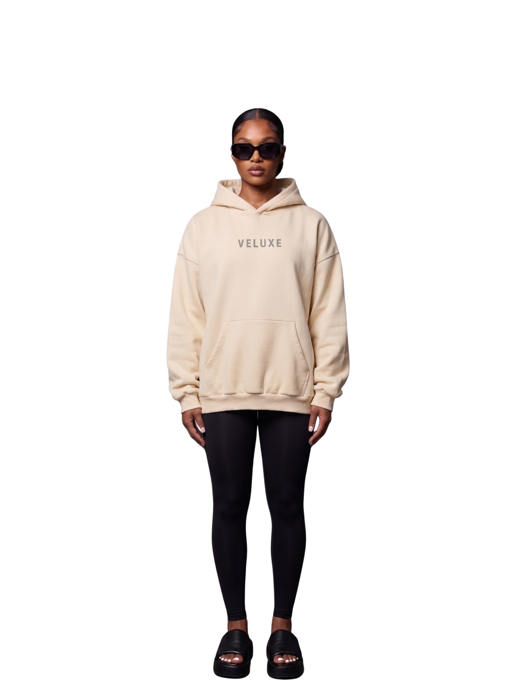 Veluxe Beige Hoodie