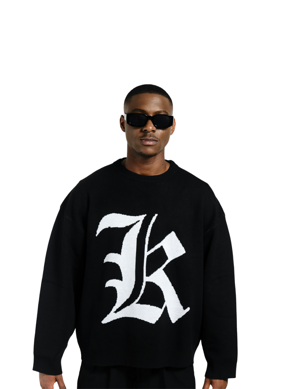 Unkle Keith Old London K Knit Black Sweater