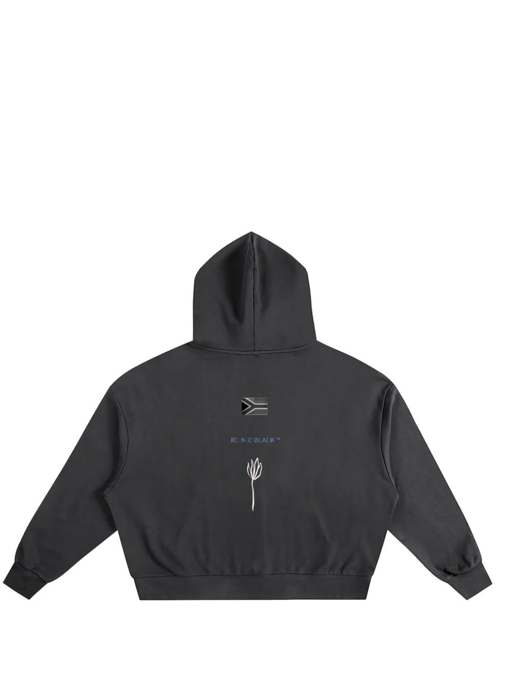 Iconic Black Cheetah Black Hoodie