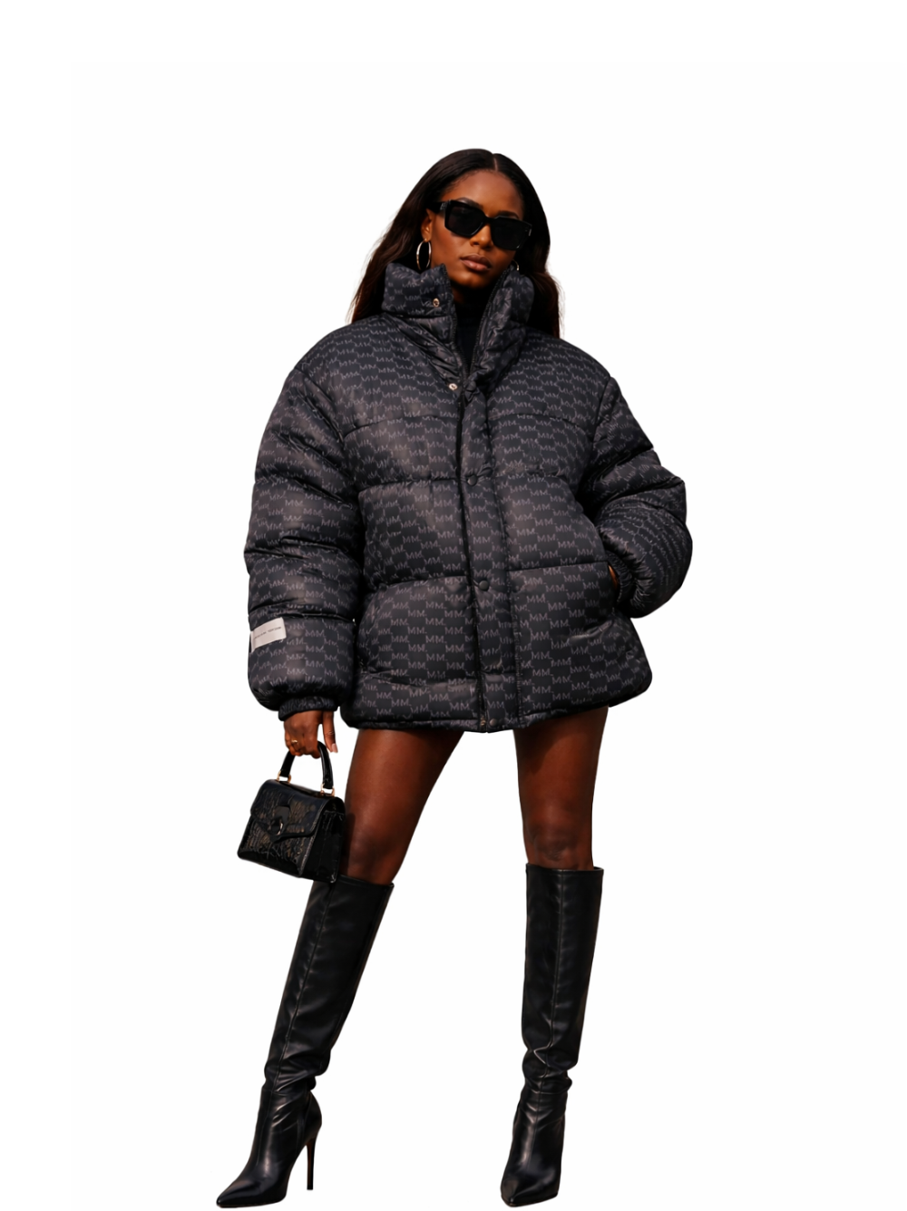 Micael Matthews Black Puffer Jacket