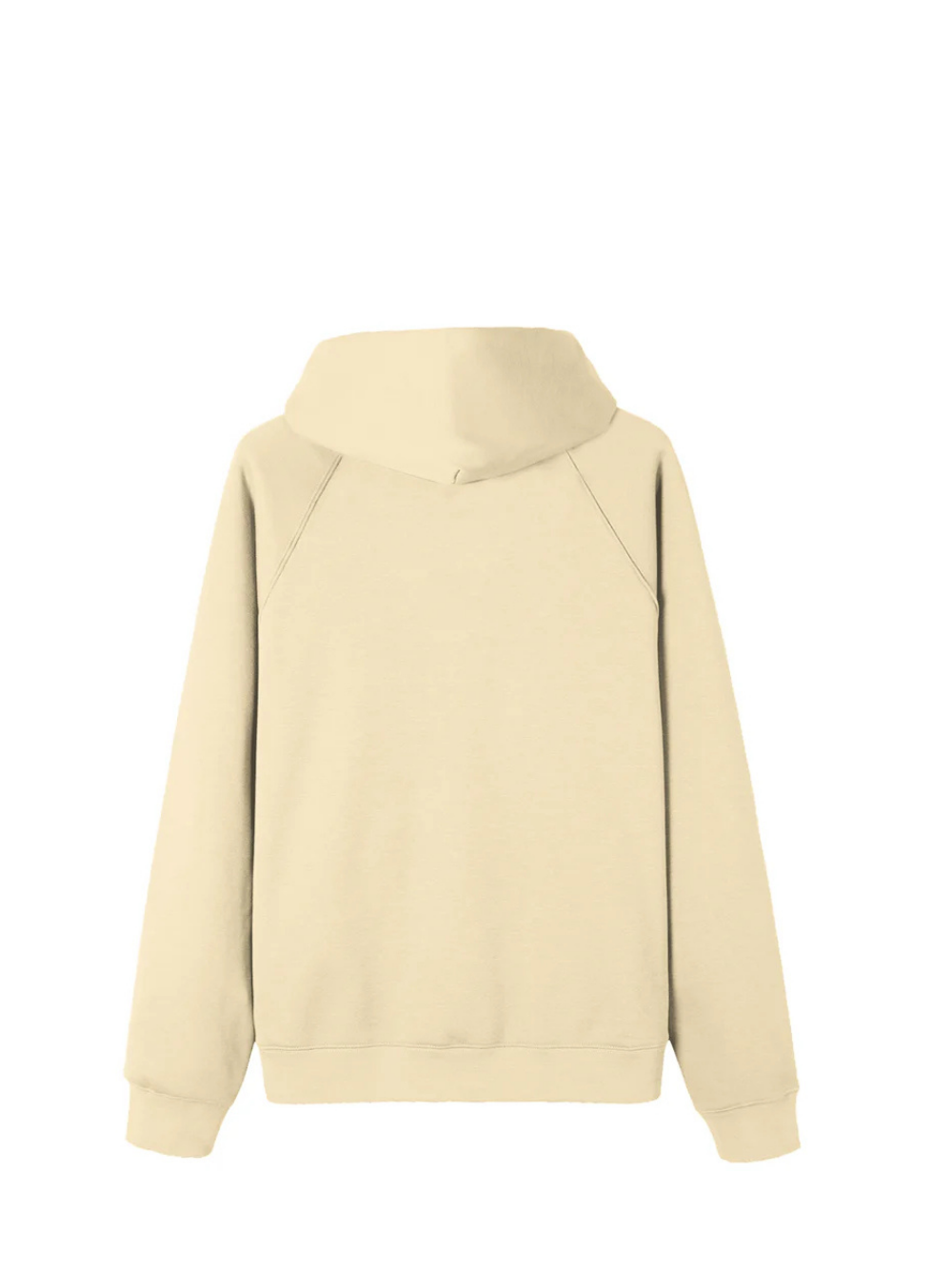 Iconic Black Word Cream Hoodie