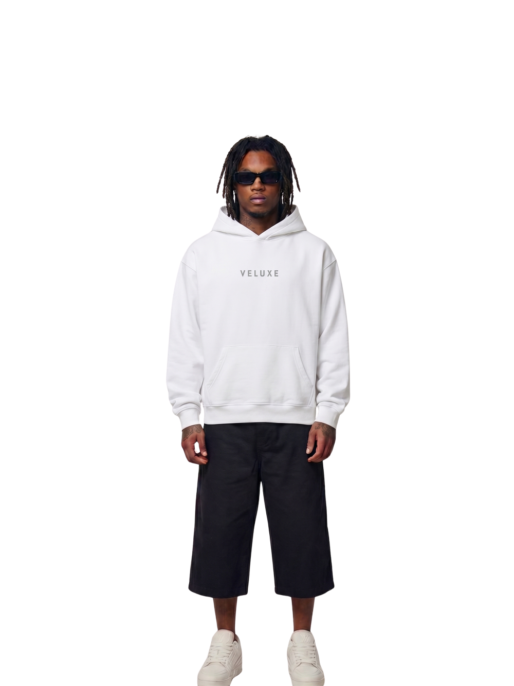 Veluxe White Hoodie