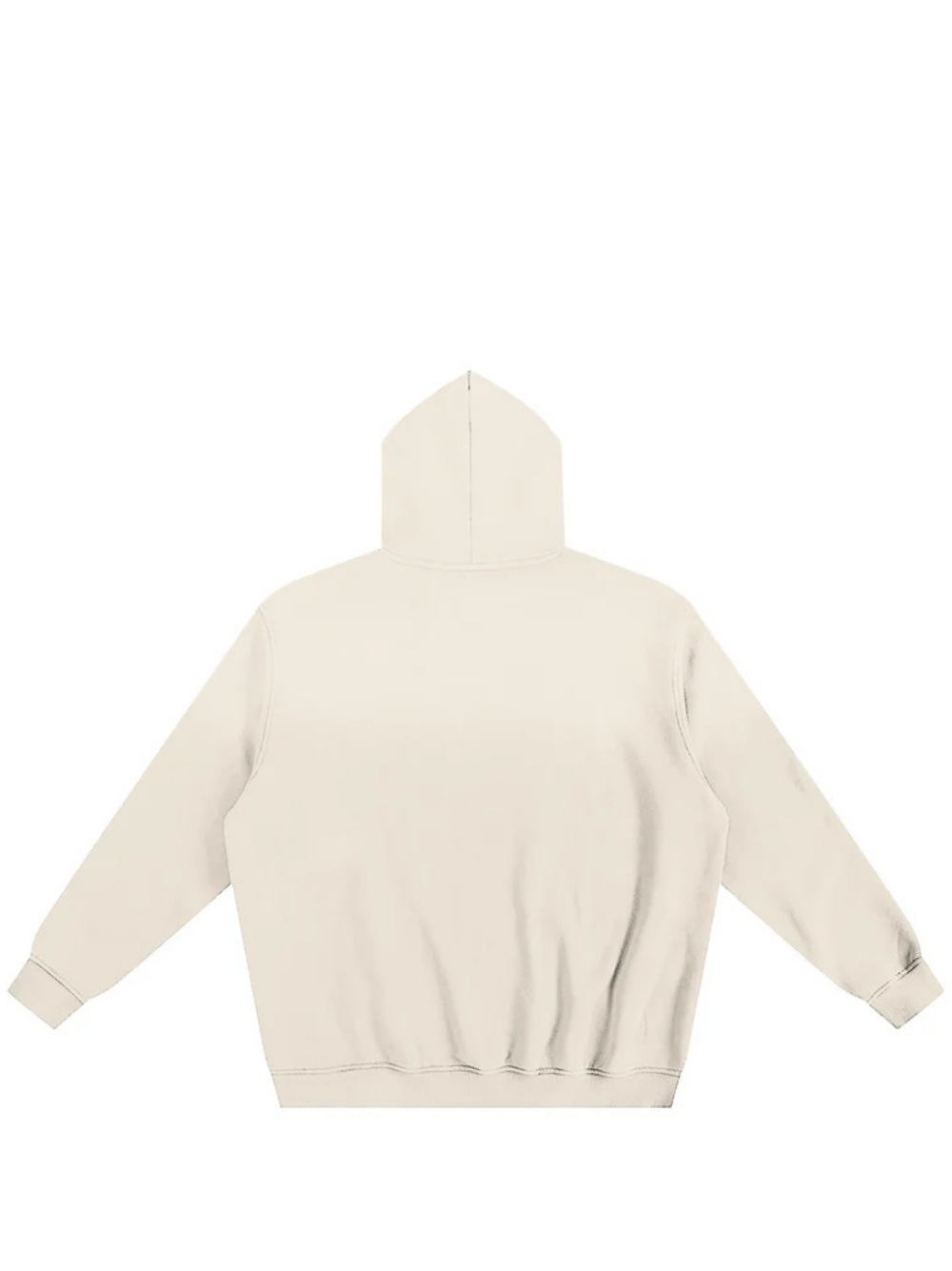 Iconic Black Monochrome Cream Hoodie