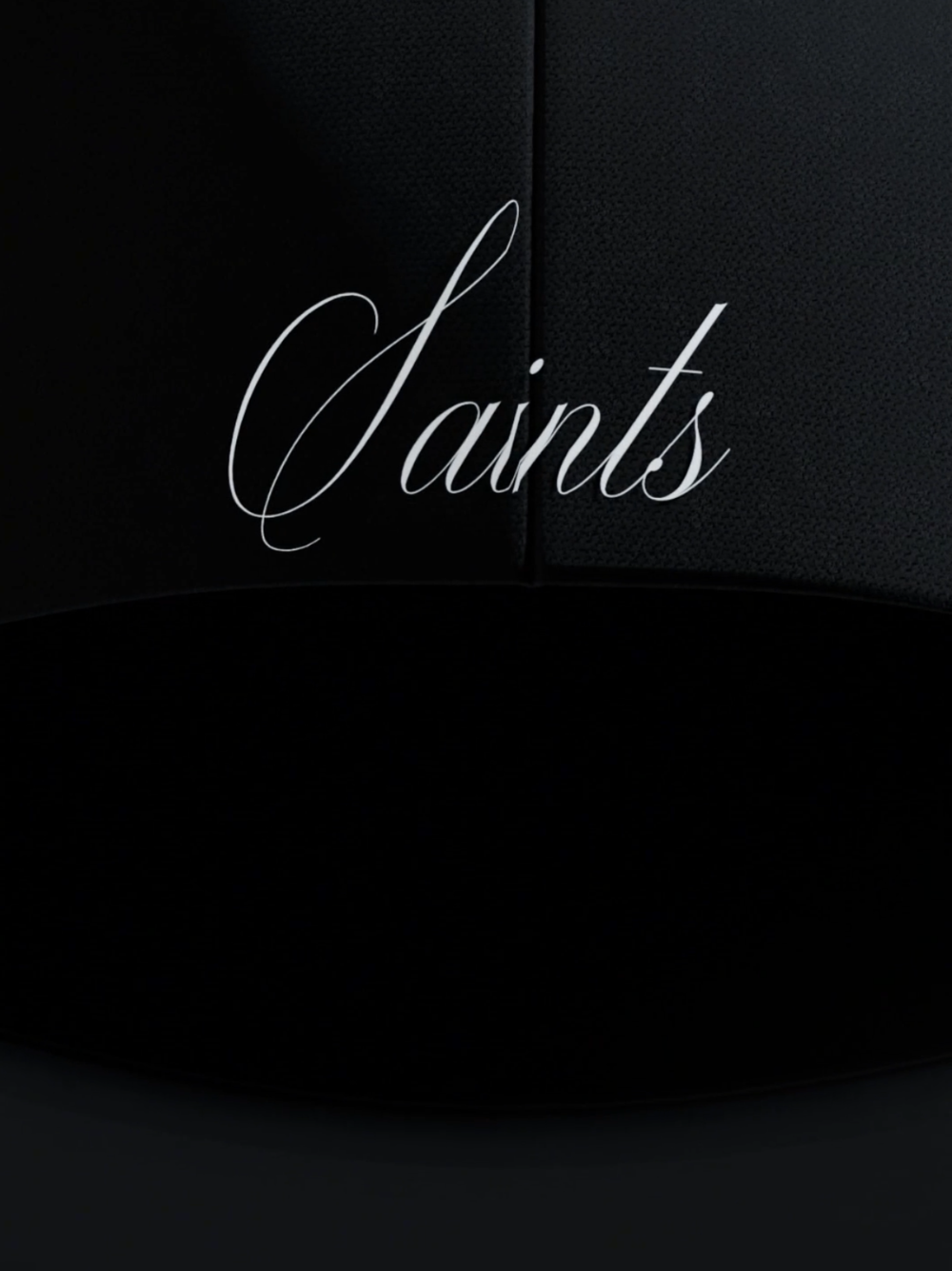 Saint Africa Angel Black Fitted Cap