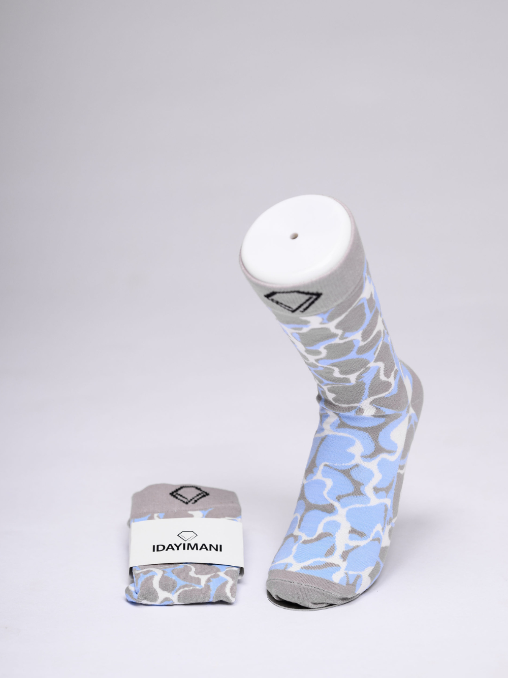 Idayimani Blue Patterned Socks