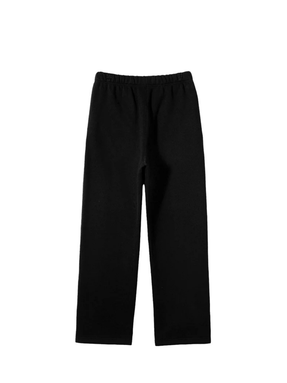 Iconic Black Straight Leg Black Sweatpants