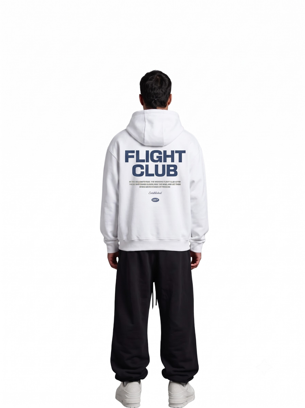 Mercha Flight Club Cream Hoodie