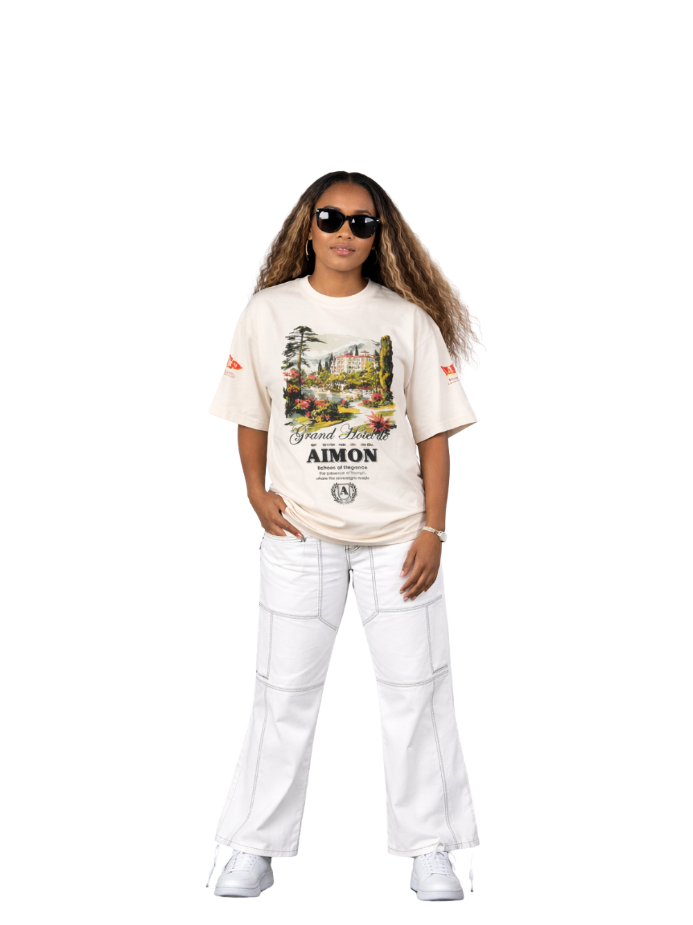 Aimon Hotel Cream T-Shirt