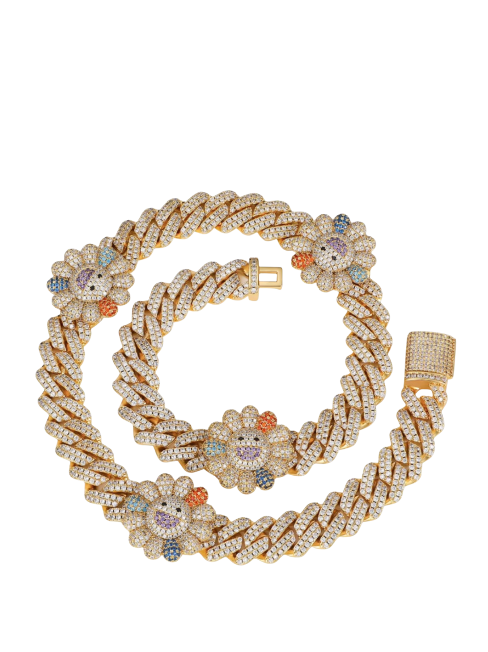 Divine Jewellery Gold Sunflower Chain