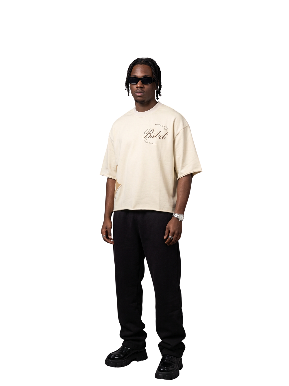 Be Street Boxy Cream T-Shirt