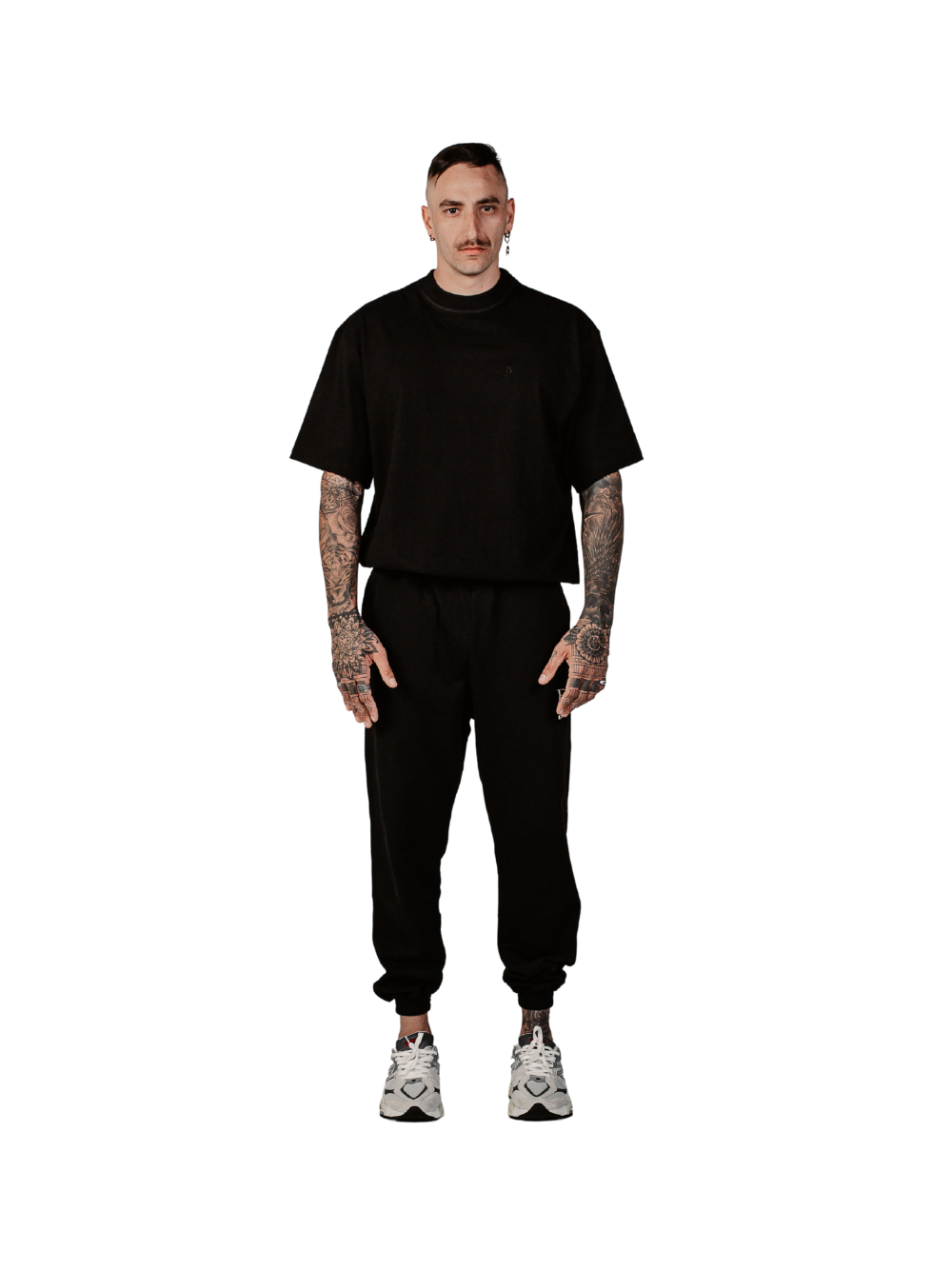 Patrick James Heavyweight Black Sweatpants