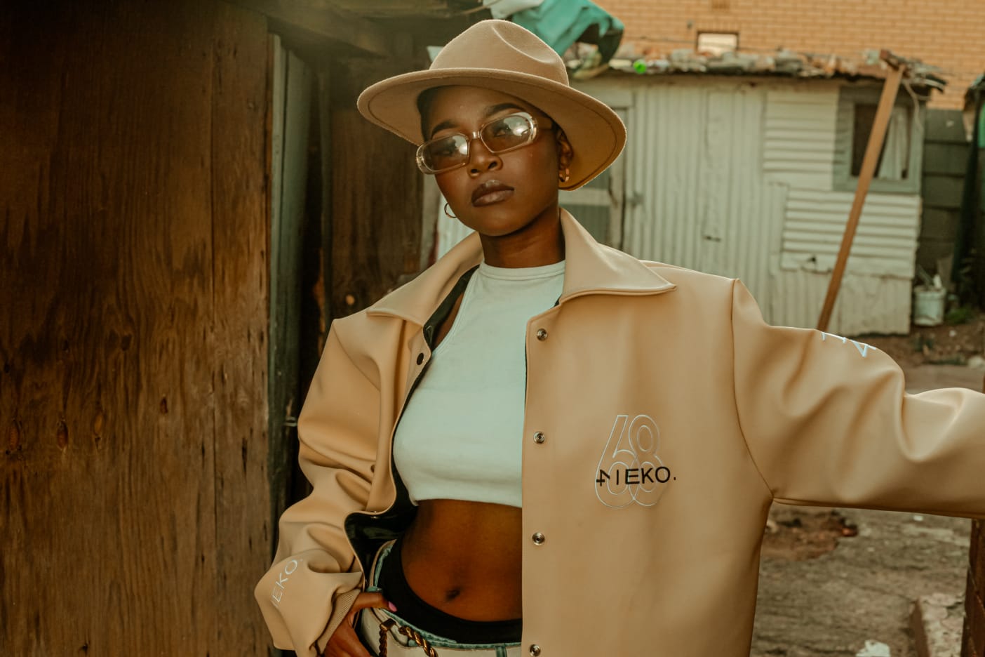 68Meko Beige VJ68 Jacket