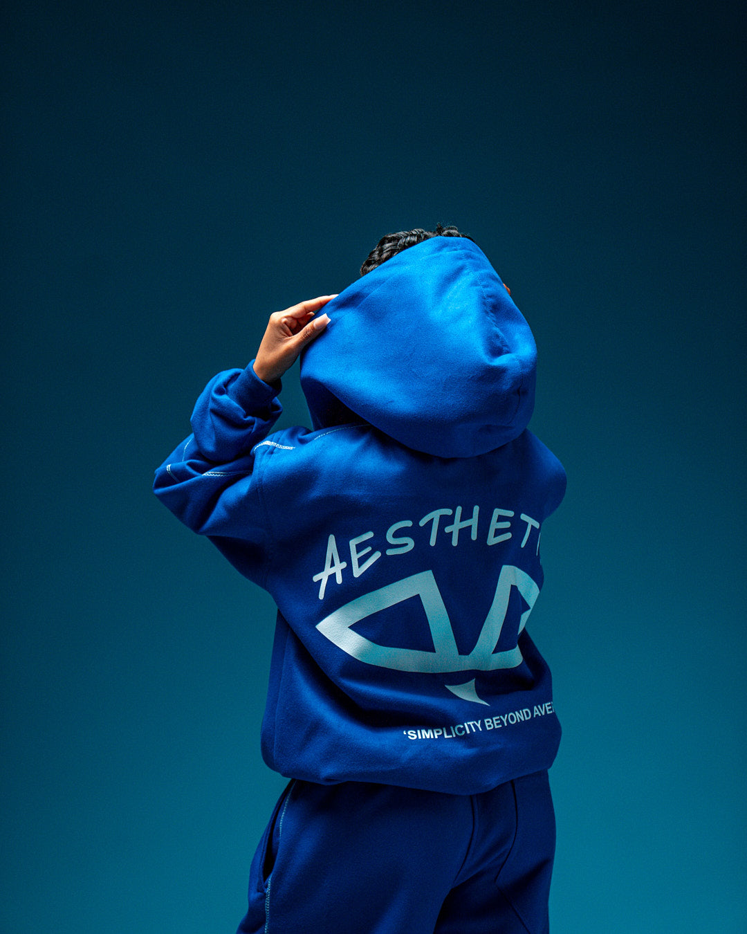 Aesthetic Visionary Blue Tracksuit