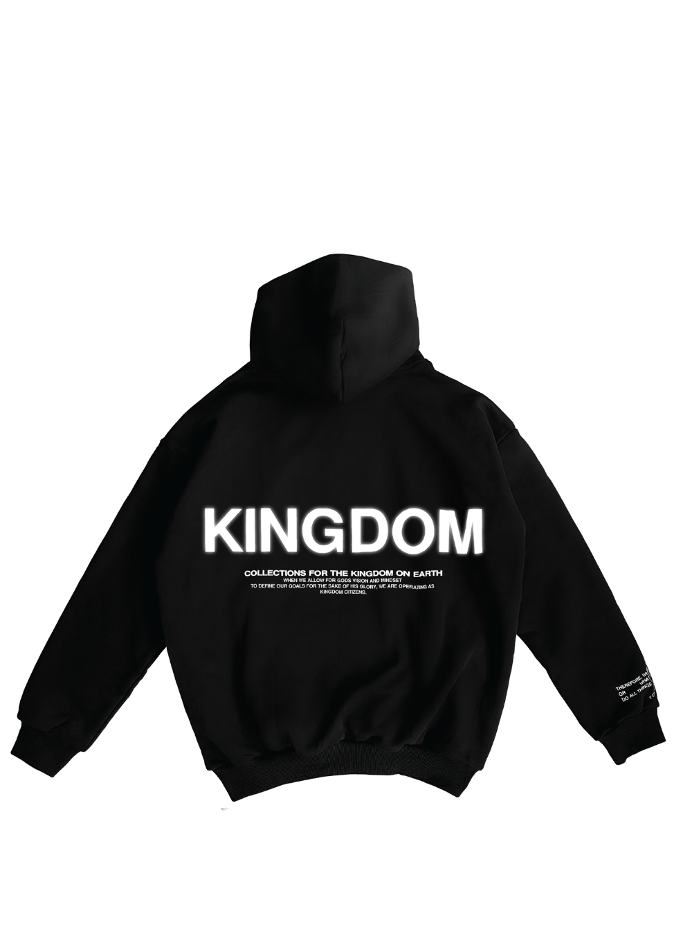 Kingdom Ecclesia Oversized Black Hoodie