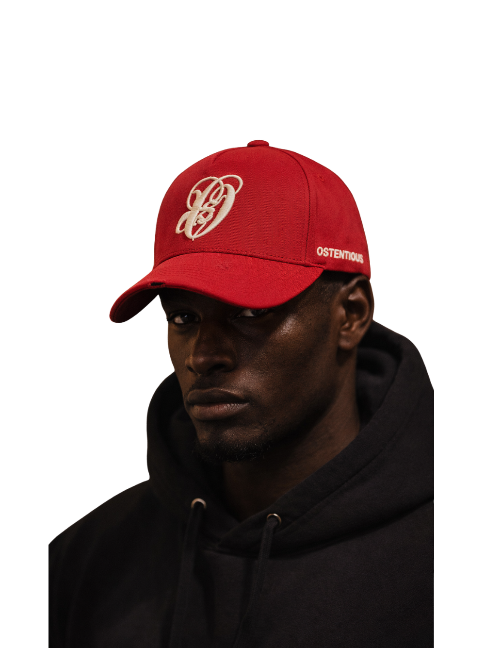 unseen grail and ostentious red baseball cap adjustable