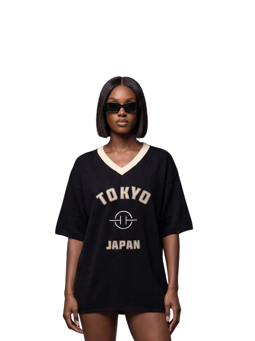 Tried And Tested Knitted Black T-shirt