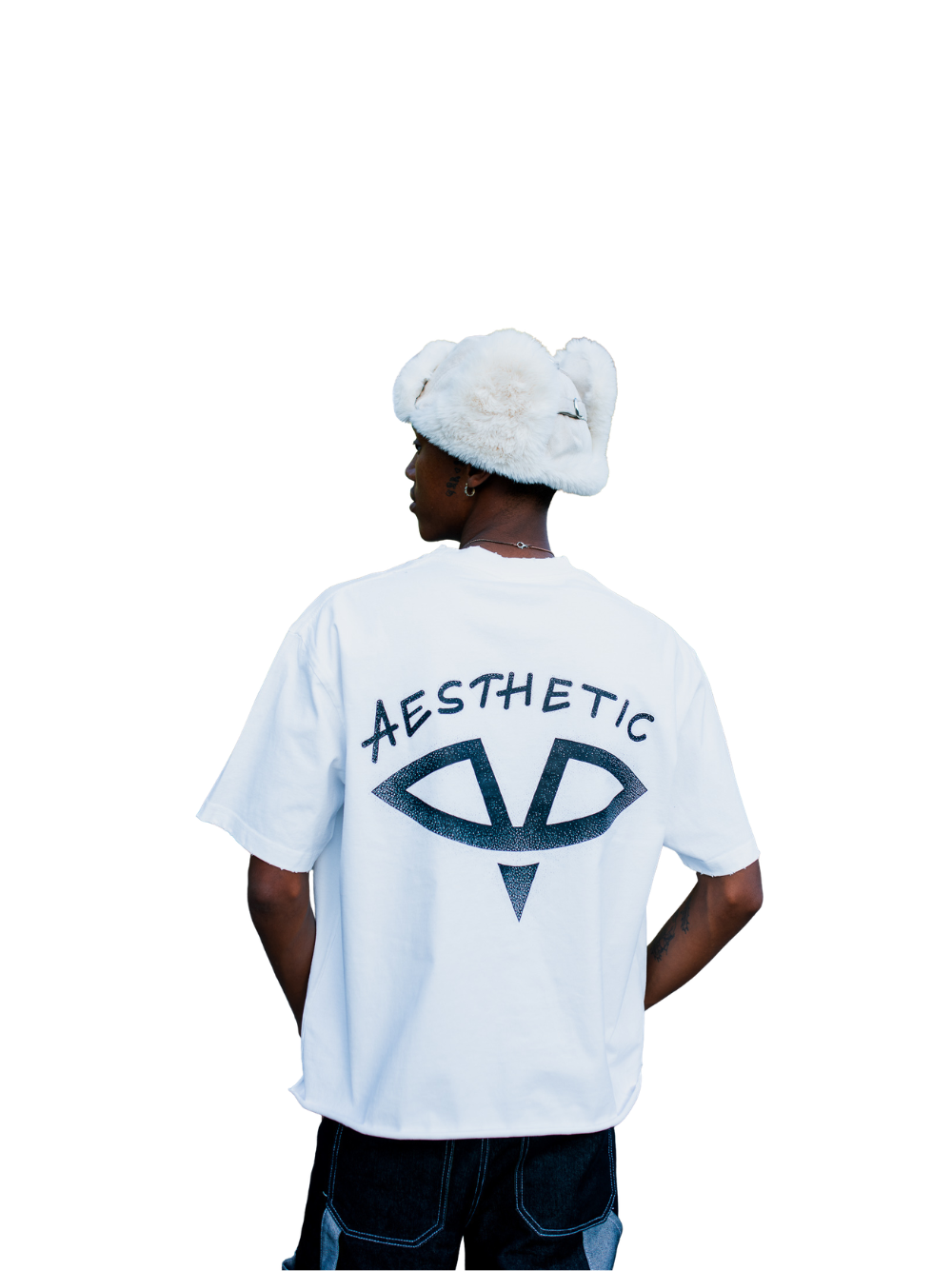 Aesthetic Beyond Average White T-Shirt