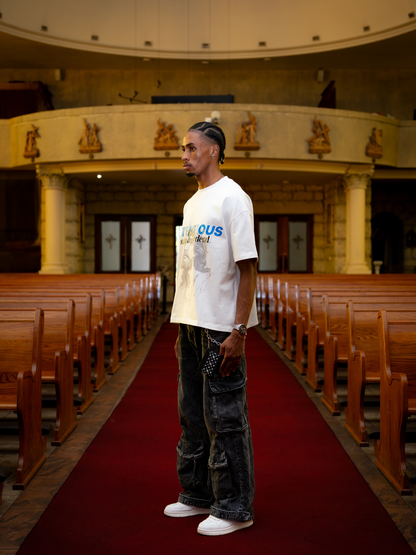 Ostentious Rich , Young and Hardened White T-Shirt