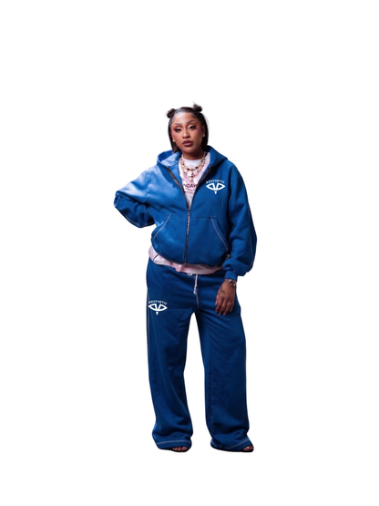 Aesthetic Visionary Blue Tracksuit