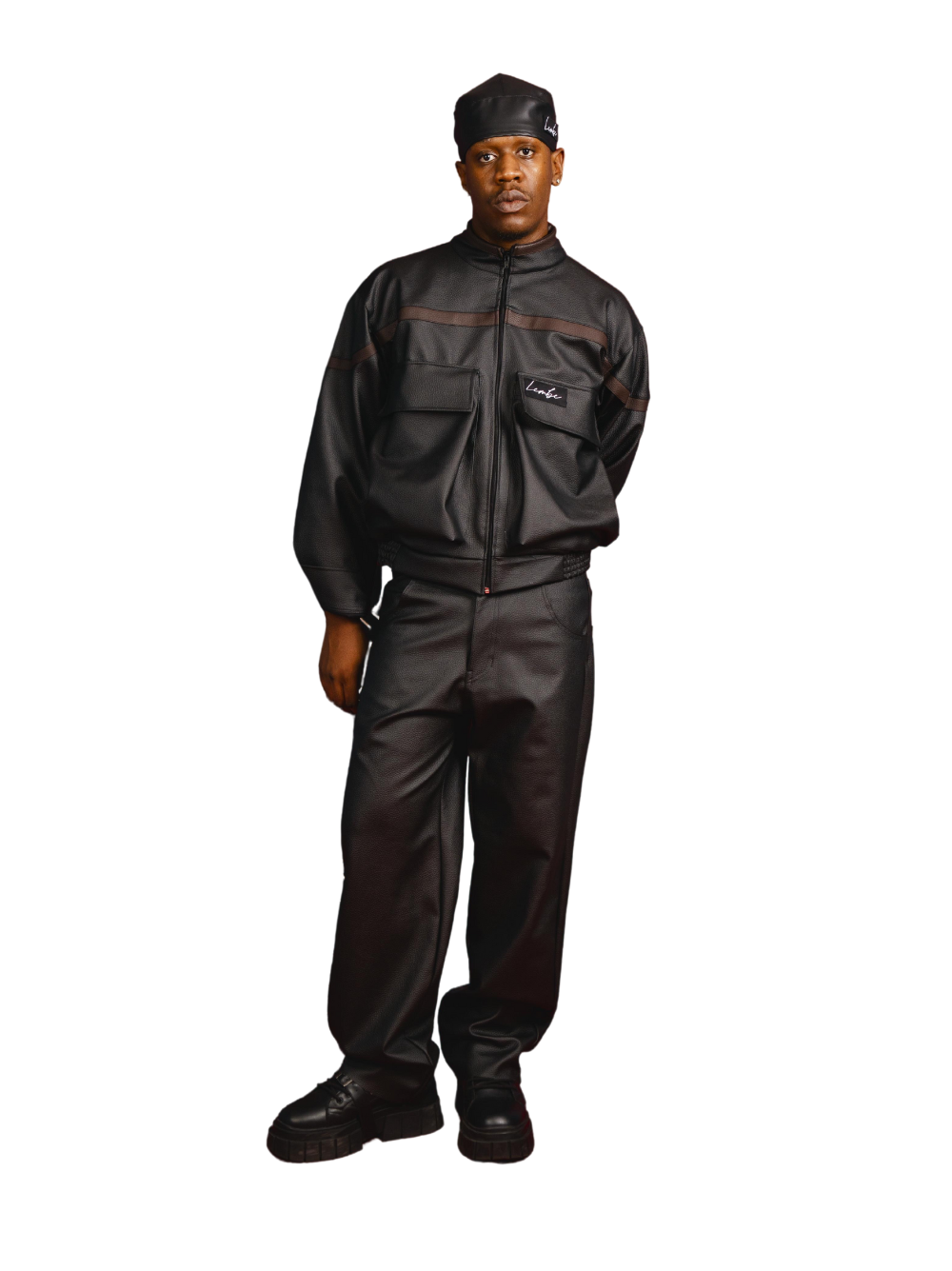 Lembe Black Leather Jacket