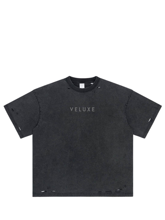 Veluxe Grey Distressed T-Shirt