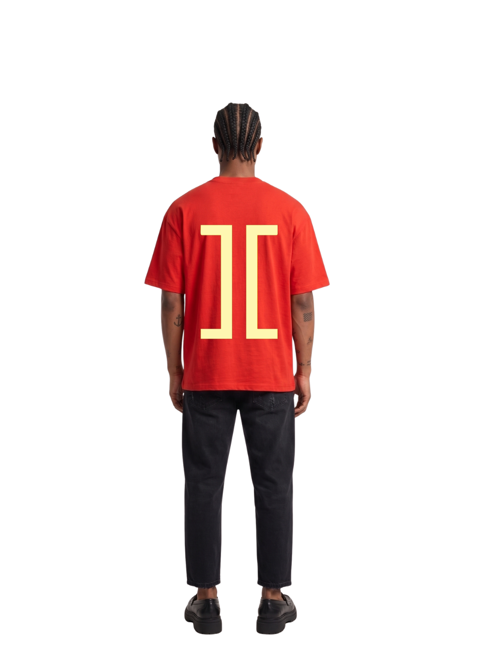 Iconic Rubber Patch Essentials Orange T-Shirt