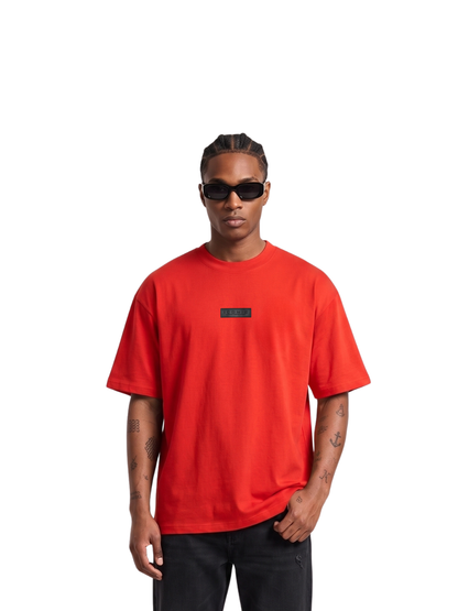 Iconic Rubber Patch Essentials Orange T-Shirt