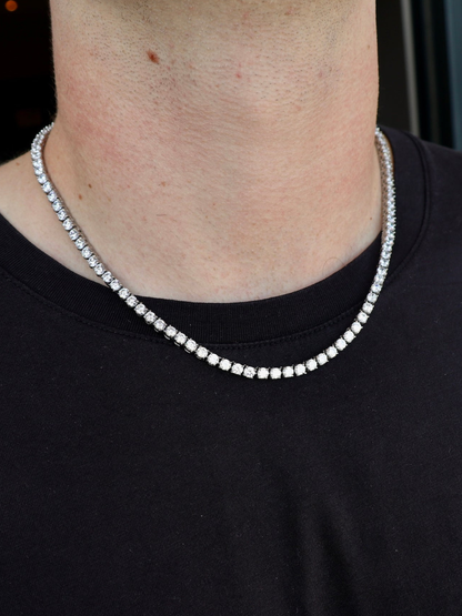 Luminary Silver Tennis Chain 50cm