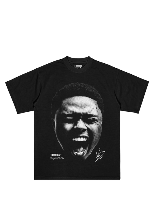Mercha A-Reece Face Black T-Shirt